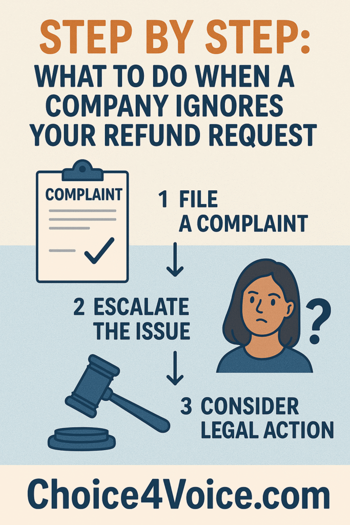 Step by Step What to Do When a Company Ignores Your Refund Request