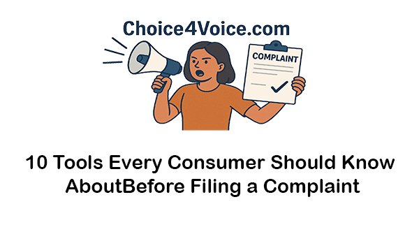 10 Tools Every Consumer Should Know About Before Filing a Complaint