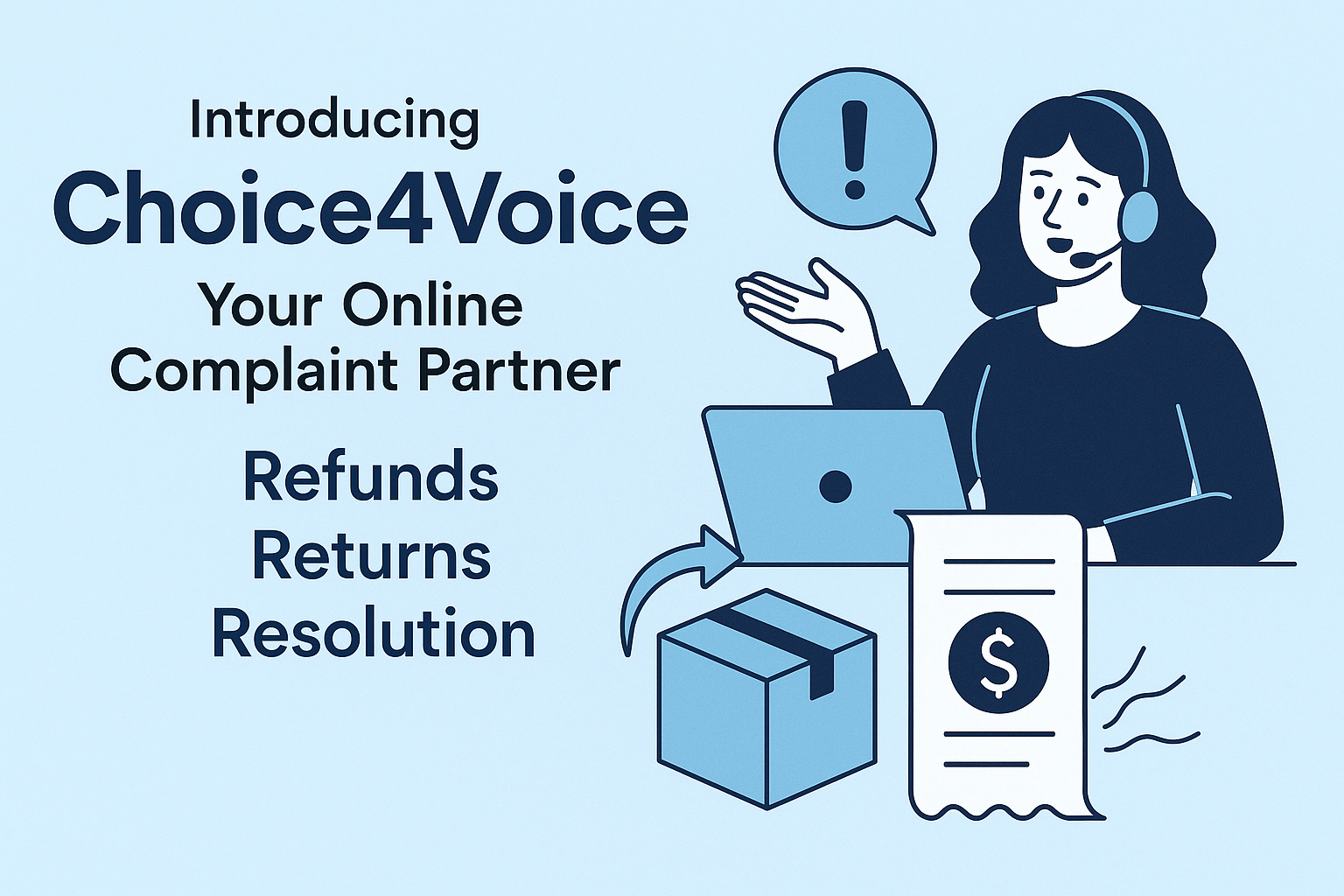 Introducing Choice4Voice: Your Online Complaint Partner for Refunds, Returns & Resolution