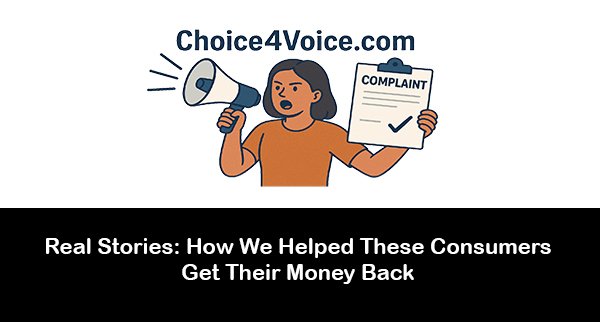 Real Stories: How We Helped These Consumers Get Their Money Back